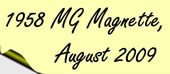 MG Magnette, August 2009